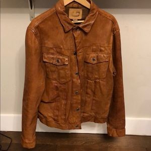 Real leather men’s jacket